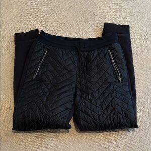 Athleta Black Quilted Pants size 4